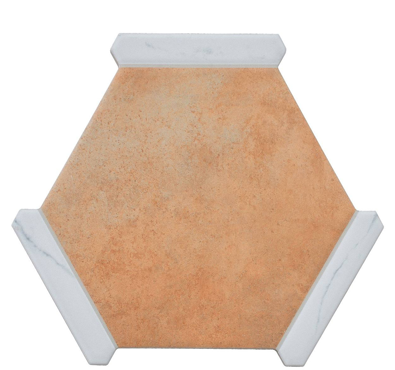 Hexelle Cotto Matte Porcelain Hexagon Tile – 8.66x9.84